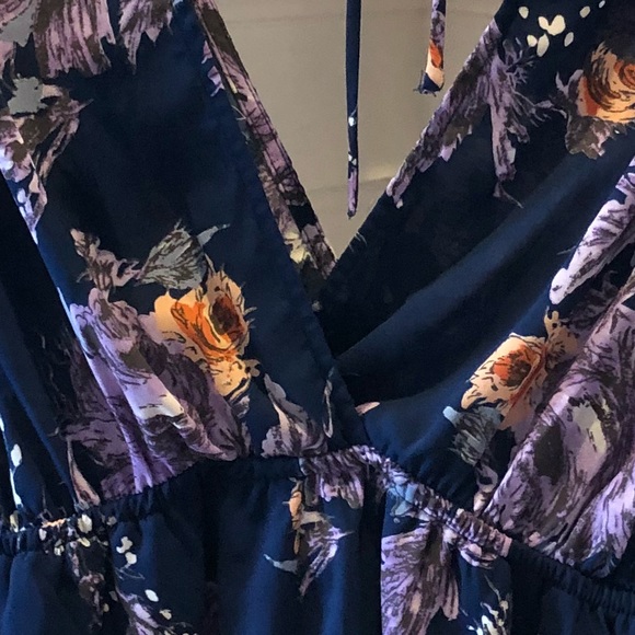 Blue floral romper from Cinnamon Girl - Picture 2 of 5